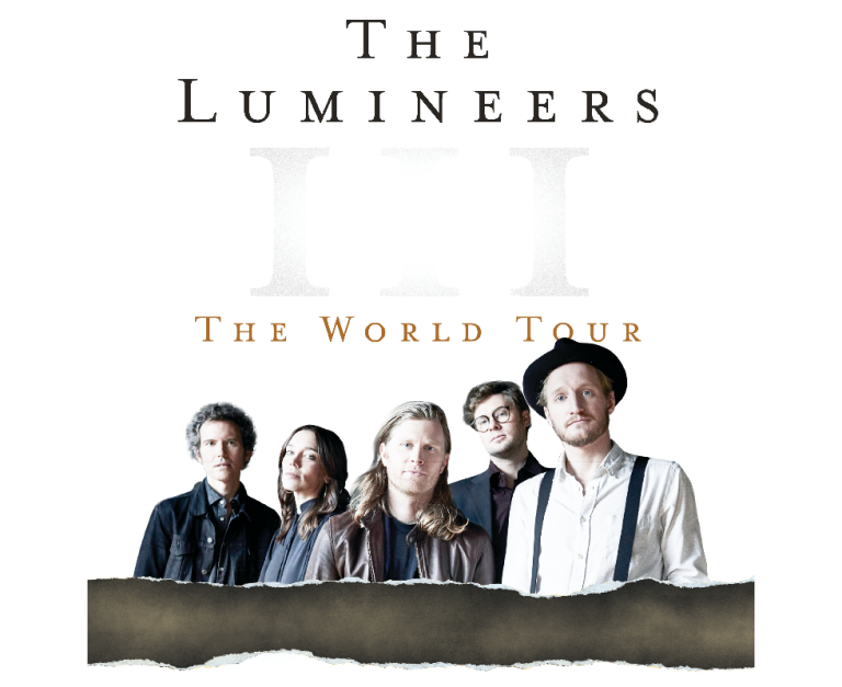 the lumineers 2020 world tour poster